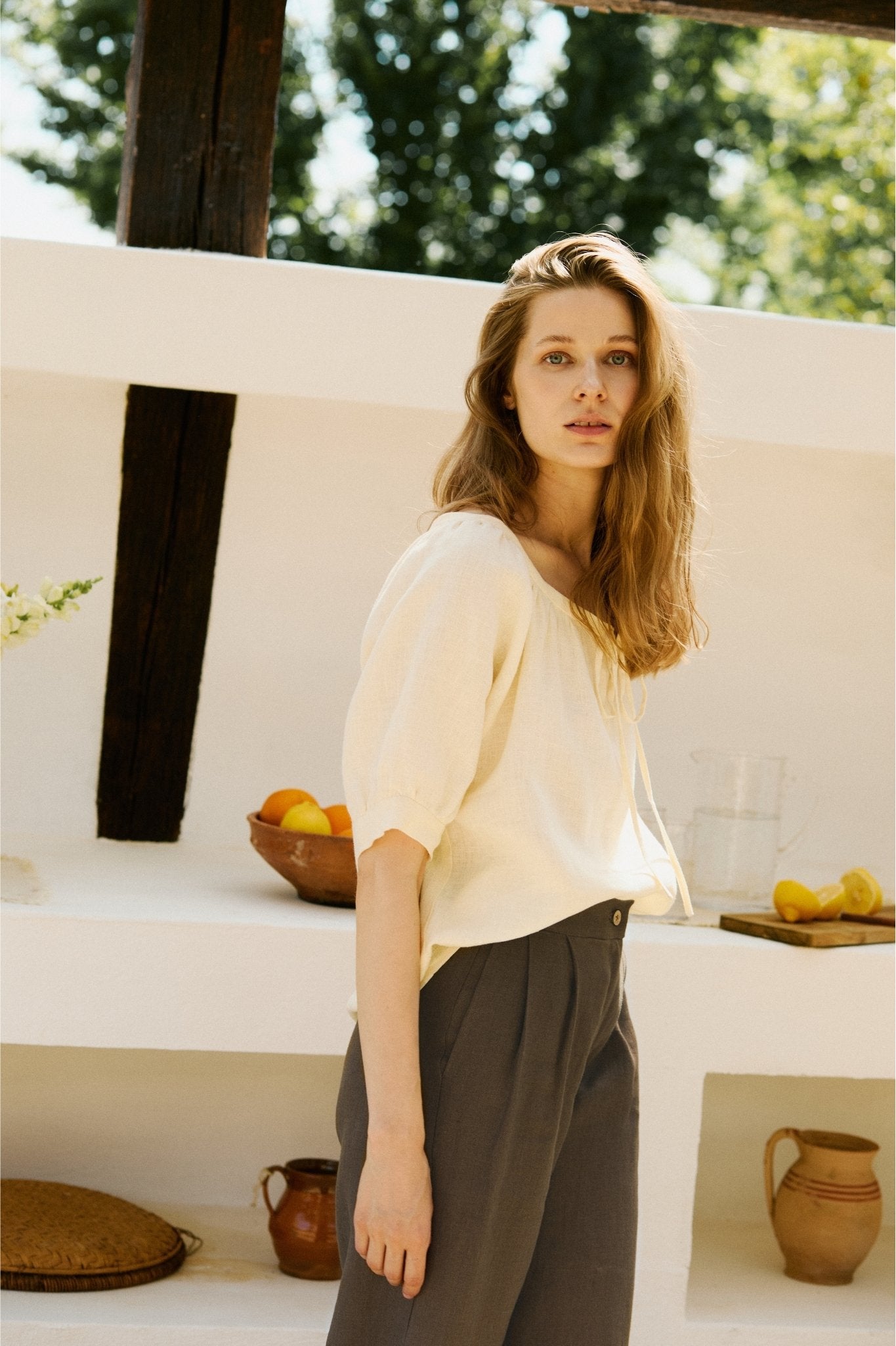 Amber Pleated Trousers