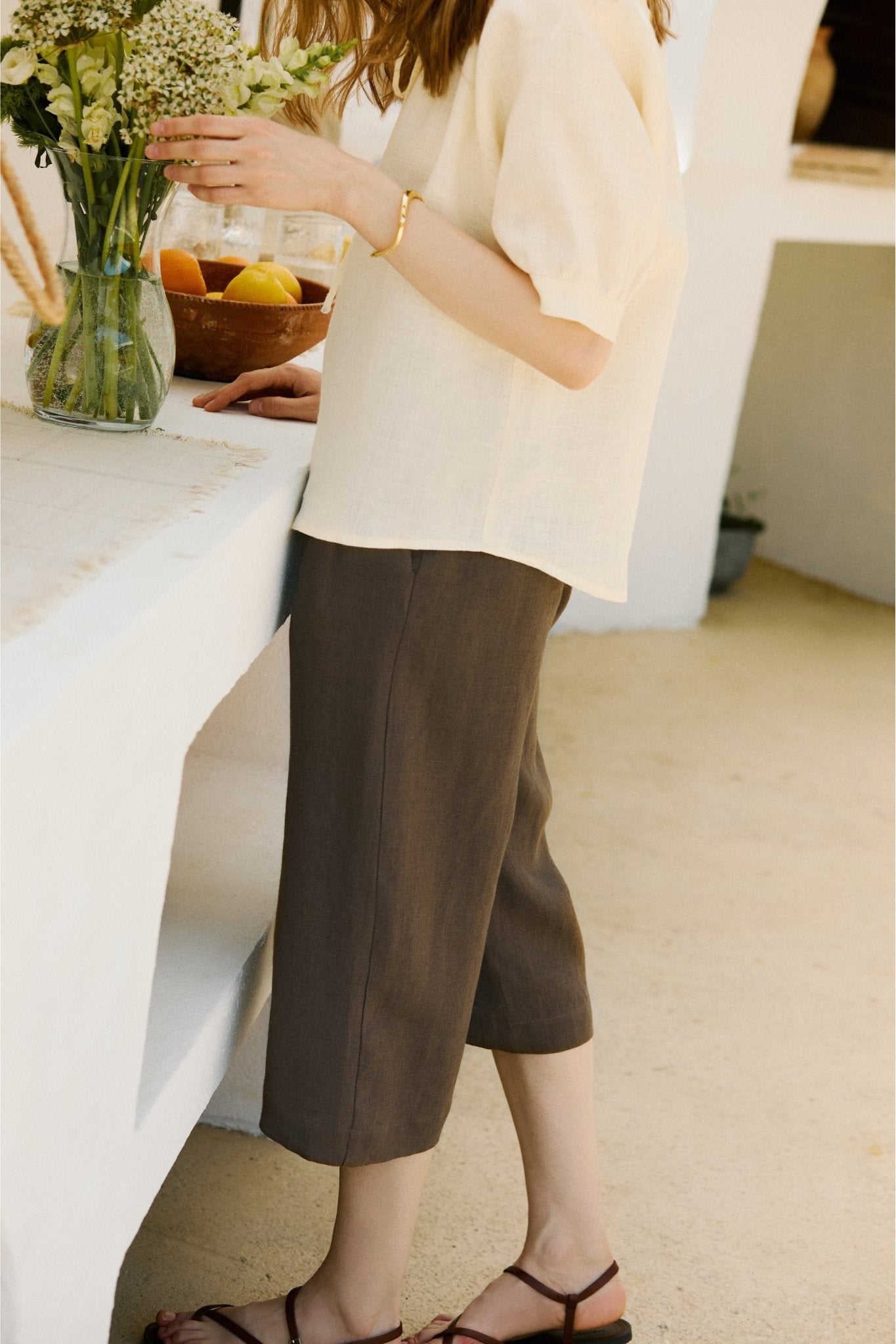 Amber Pleated Trousers