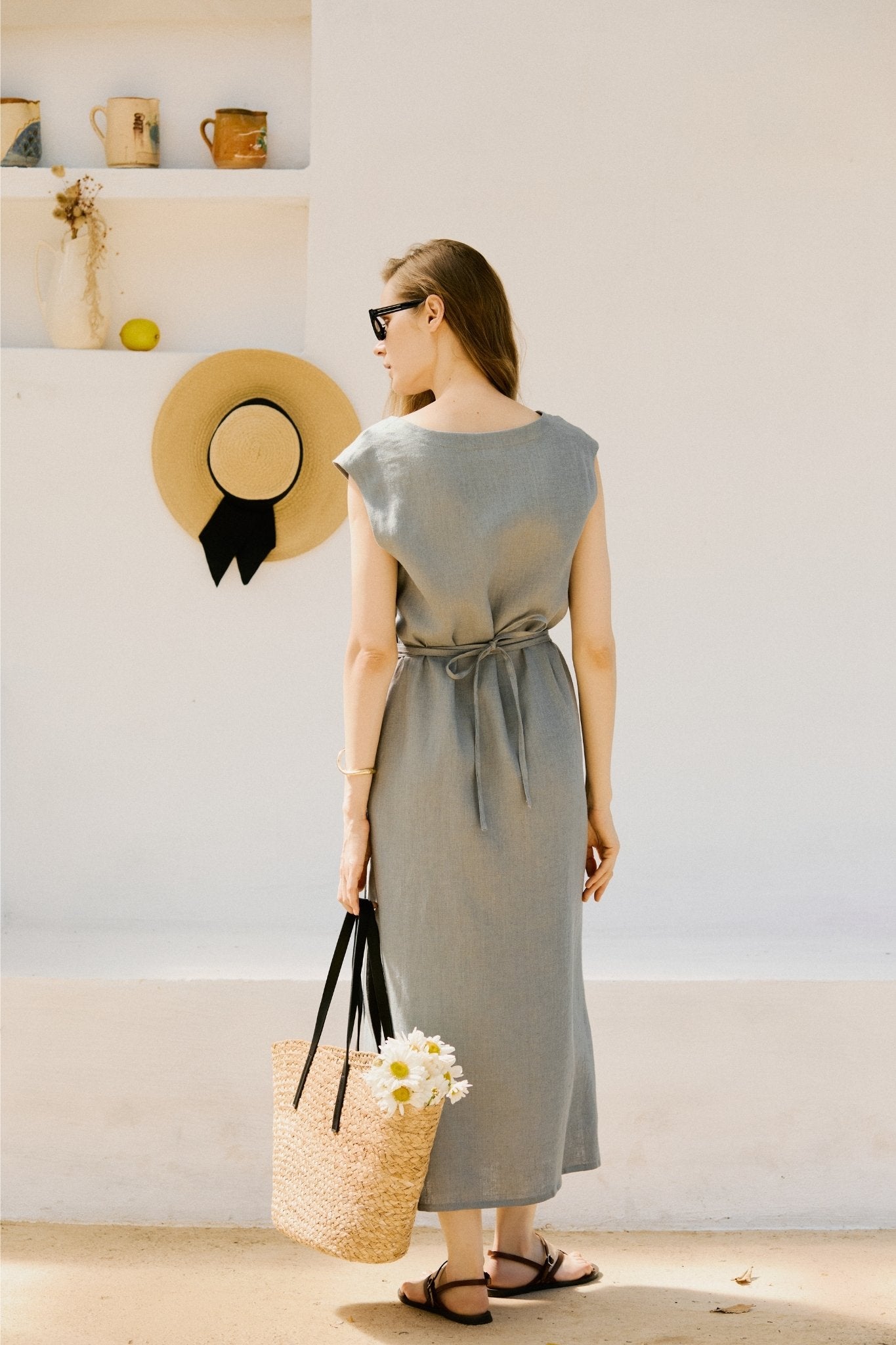 Rochie din in Claire