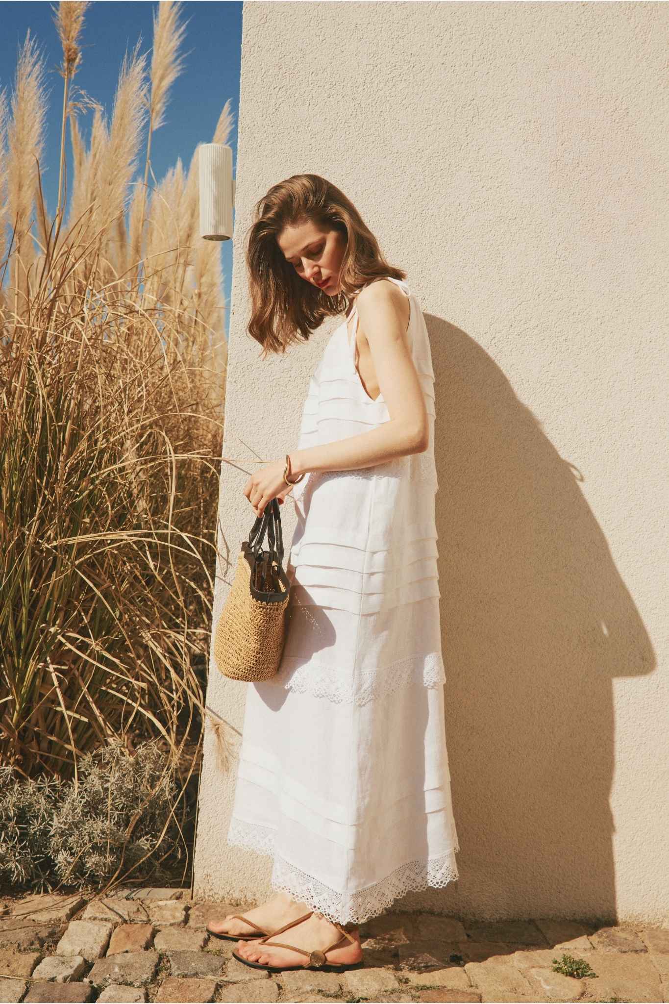 Rochie din in Heather