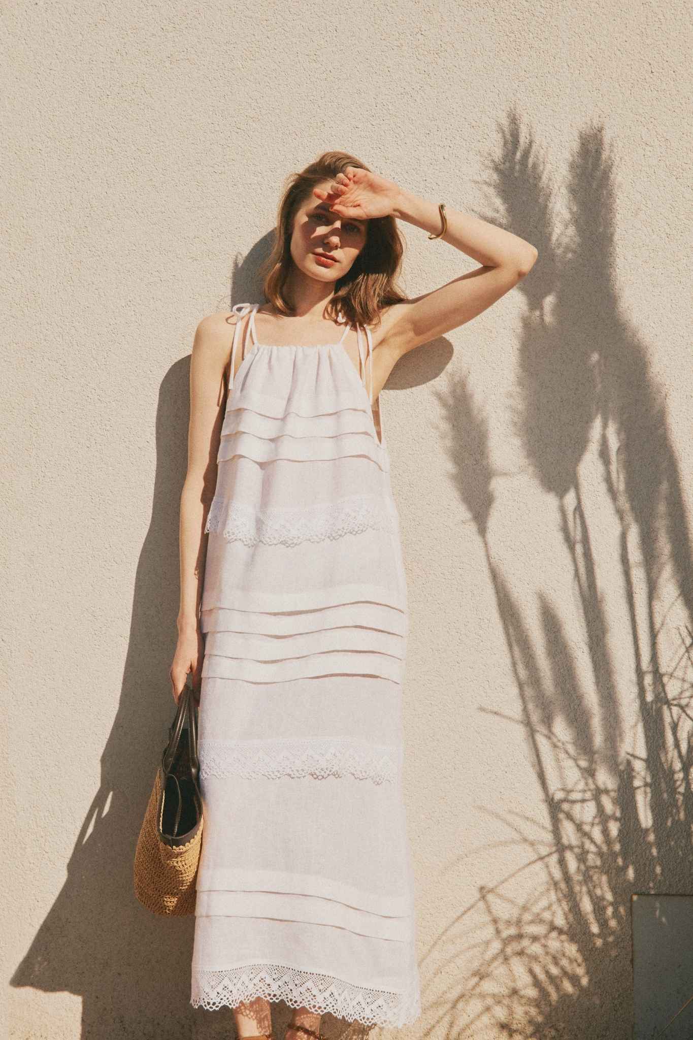 Rochie din in Heather