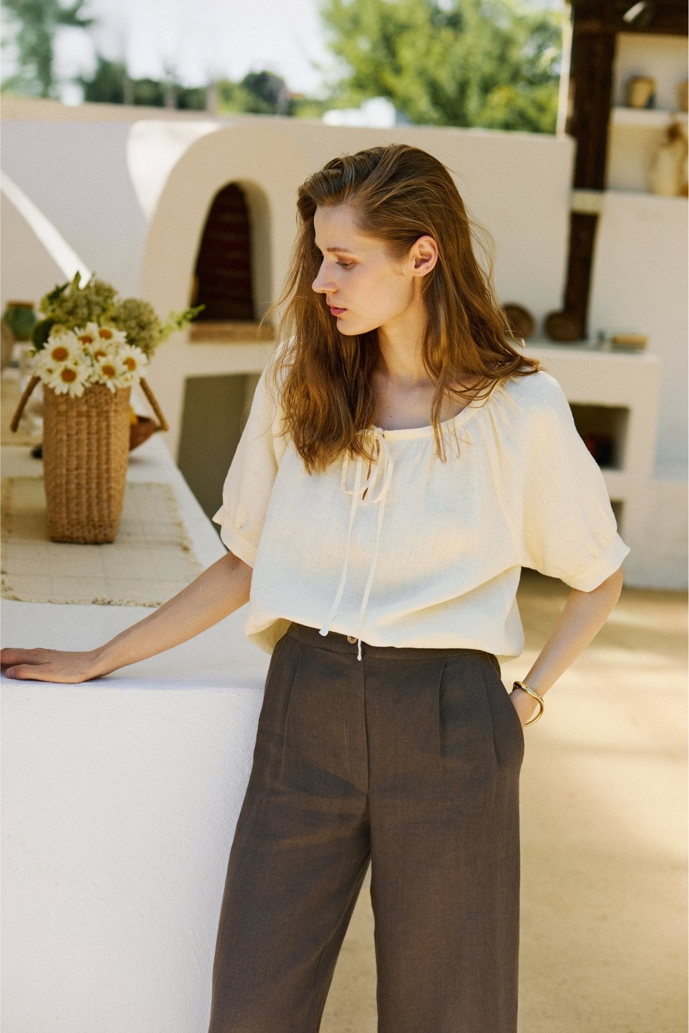 Amber Pleated Trousers