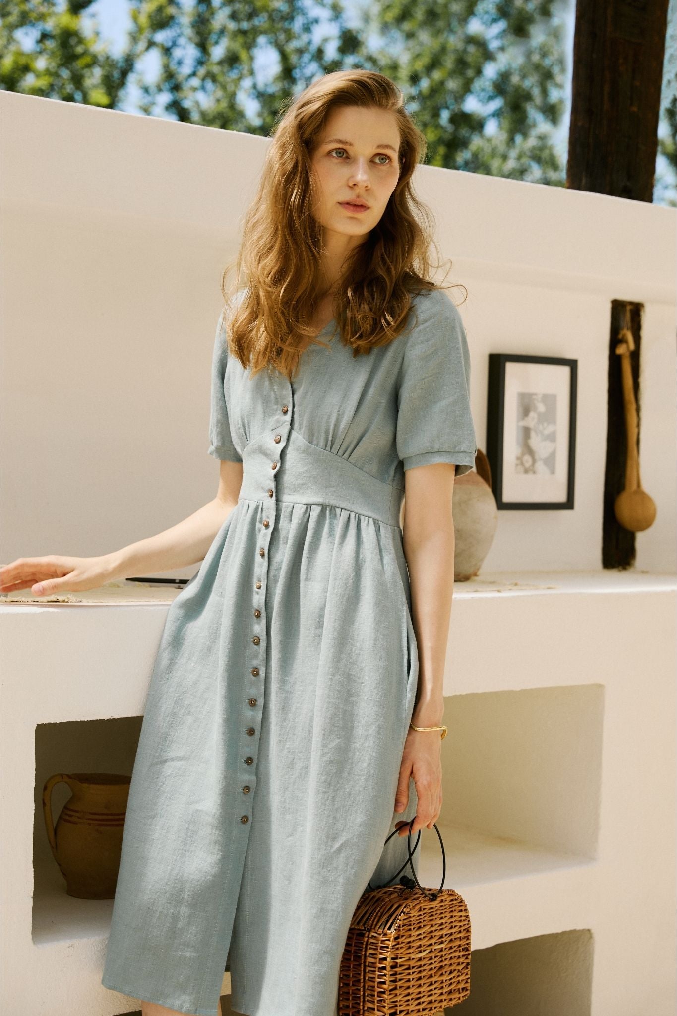 Sarah Dress Blue